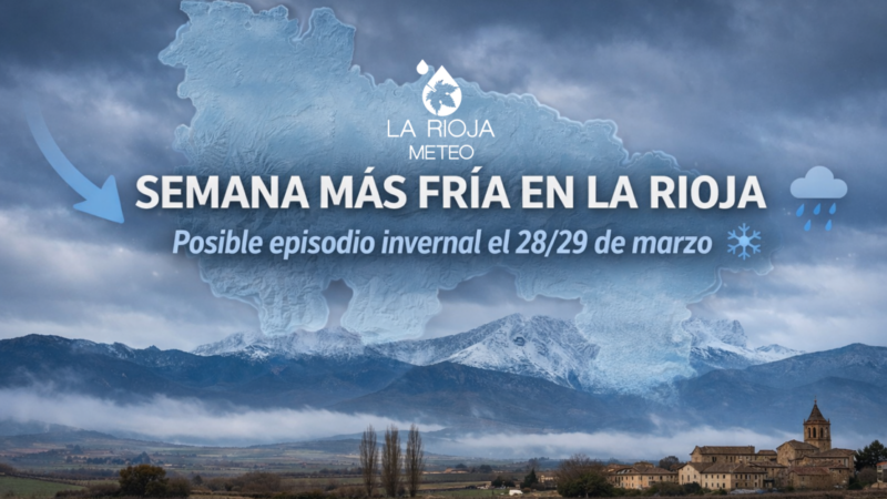 Semana que tornará invernal en La Rioja: frío, posibles nevadas y un fin de semana con muchas dudas