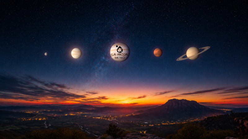 Cuando los planetas se alinean: cómo ver la alineación planetaria de abril desde La Rioja