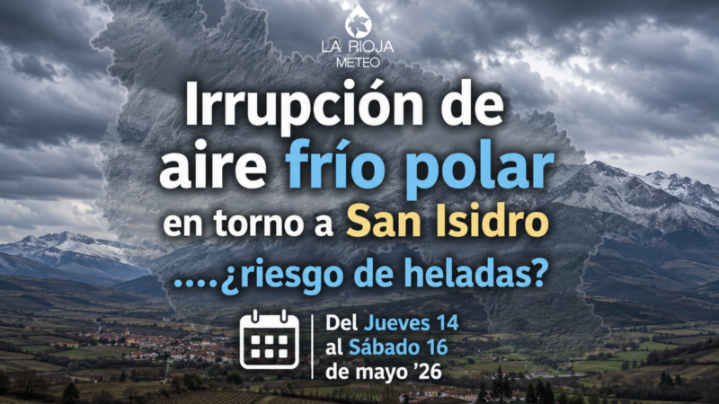 Irrupción de aire frío polar en La Rioja para San Isidro: ¿Llegarán las heladas al valle?
