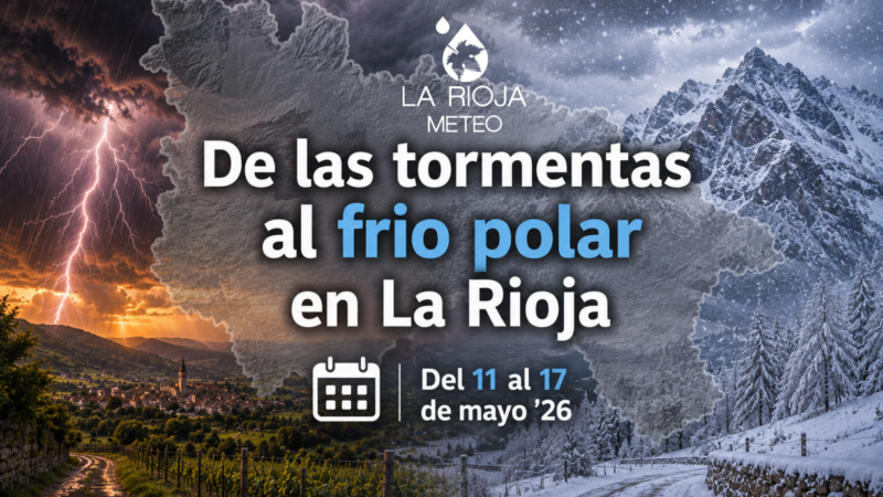 De las tormentas al frío polar: mayo volverá a dar un giro radical en La Rioja