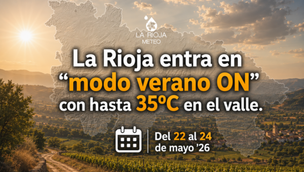 Calor de verano en La Rioja para finales de mayo