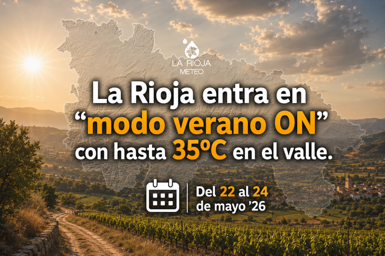Calor de verano en La Rioja para finales de mayo