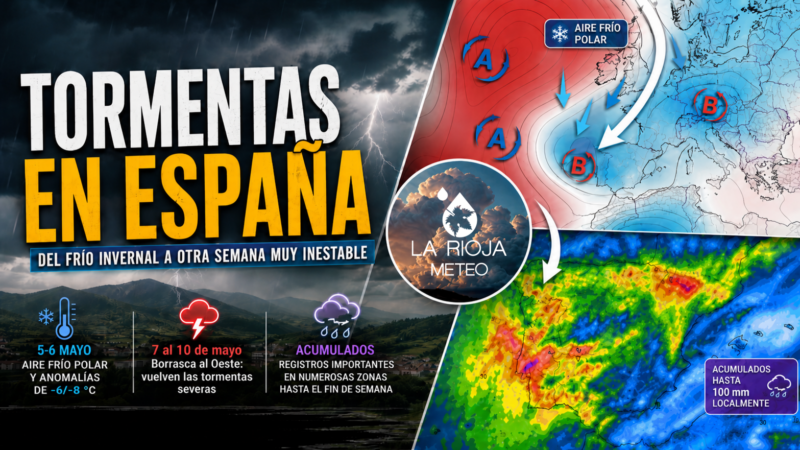 Tormentas en España: el «frío» dará paso a un final de semana muy inestable