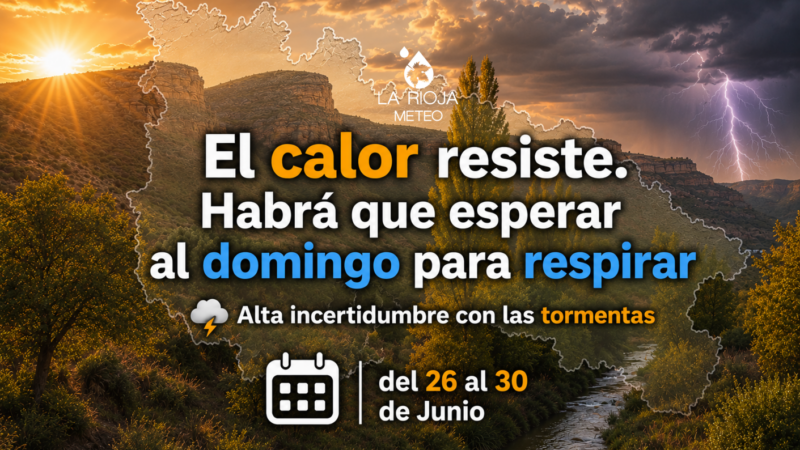 El calor se resiste a abandonar La Rioja: el alivio llegará, pero todavía habrá que esperar