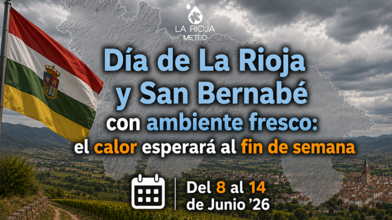 Día de La Rioja y San Bernabé con ambiente fresco: el calor esperará al fin de semana