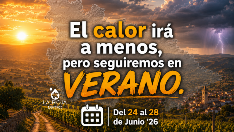 ¿Cuándo se acaba la ola de calor en La Rioja? Las tormentas tendrán la clave