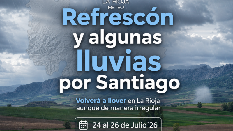 Brusco cambio de tiempo en La Rioja: hasta 12ºC menos, Cierzo y tormentas