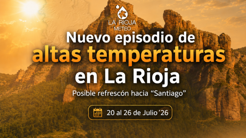 Nuevo episodio de calor en La Rioja: hasta 41ºC antes del «posible cambio por Santiago»