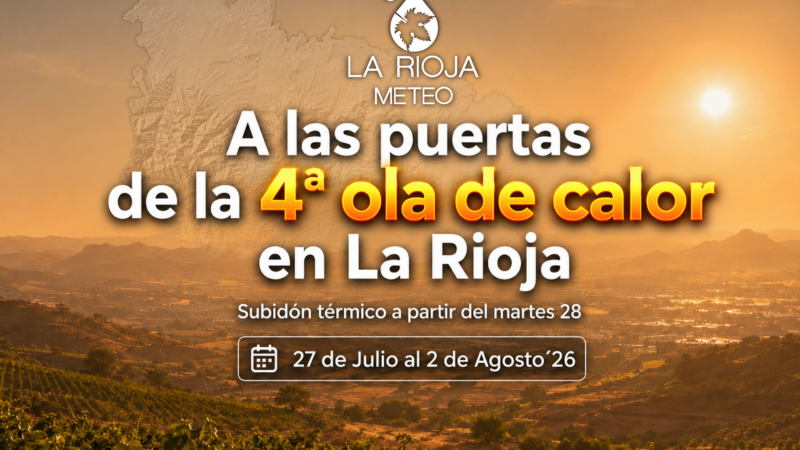 La Rioja se encamina hacia la cuarta ola de calor del verano: volveremos a superar los 40ºC