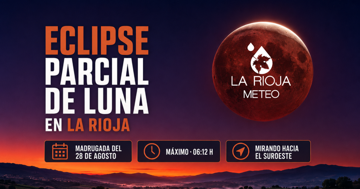 Eclipse parcial de luna en La Rioja del 28 de Agosto 2026
