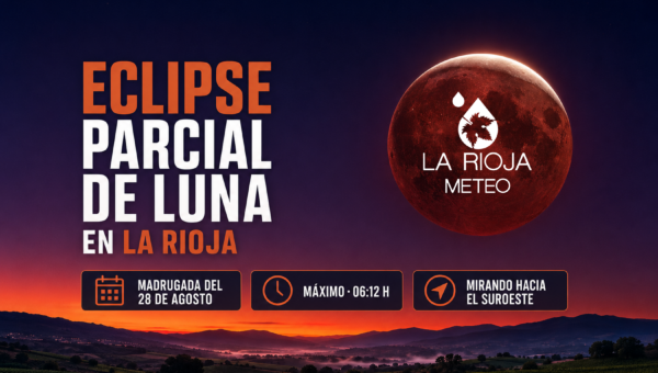 Eclipse parcial de luna en La Rioja del 28 de Agosto 2026