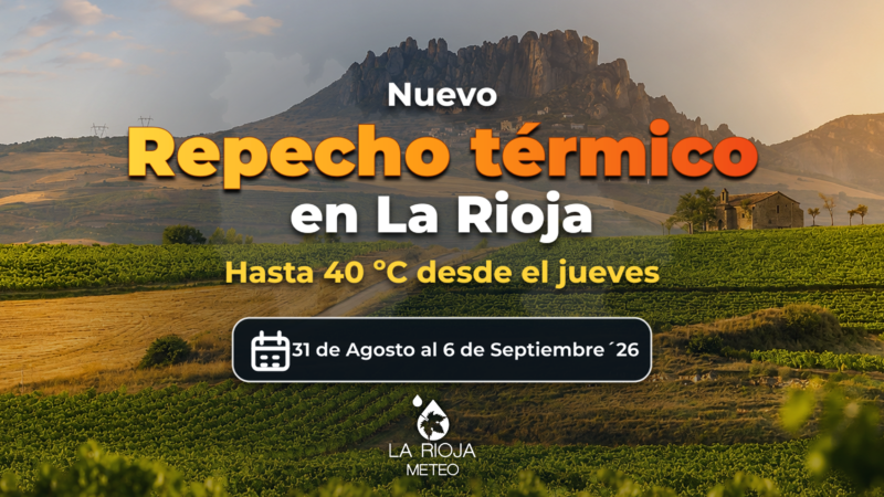 Nuevo repecho térmico en La Rioja: hasta 40 ºC desde el jueves